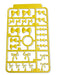 PLUM Modeling Supply Ribbon Accessory 3 Yellow Option Parts PP209 for 1/10-1/7_2