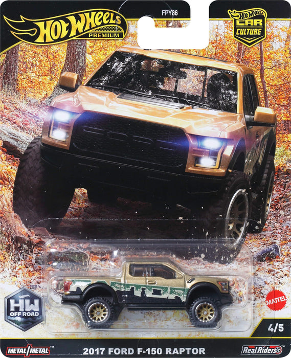 Mattel Hot Wheels Car Culture 2017 Ford F-150 Raptor Diecast Miniature Car JBK70_6