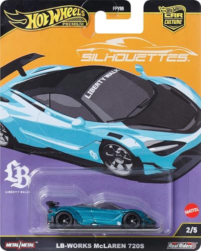 Mattel Hot Wheels Car Culture Silhouette LB-Works McLaren 720S Diecast Car JBK47_6