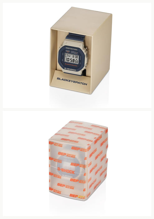 CASIO G-SHOCK DW-5610BEP-2JR BlackEyePatch Collaboration Model Navy Resin NEW_6