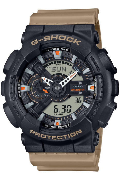 Casio G-SHOCK GA-110TU-1A5JF Two Tone Utility Colors Men Watch Khaki Resin NEW_1