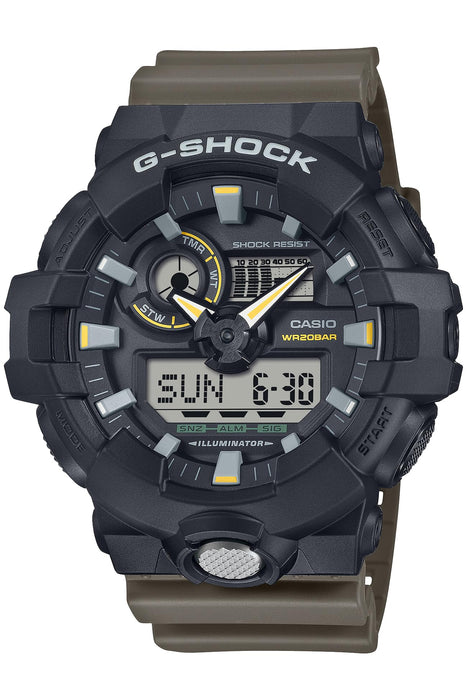 CASIO G-SHOCK GA-710TU-1A3JF Two Tone Utility Colors Men Watch Olive Green NEW_1