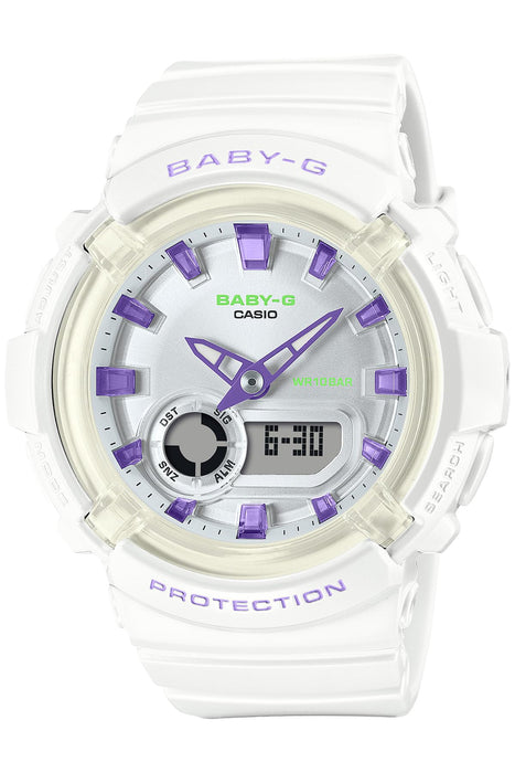 Casio Baby-G BGA-280DN-7AJF White Metallic Dial Women Watch Digital & Analog NEW_1