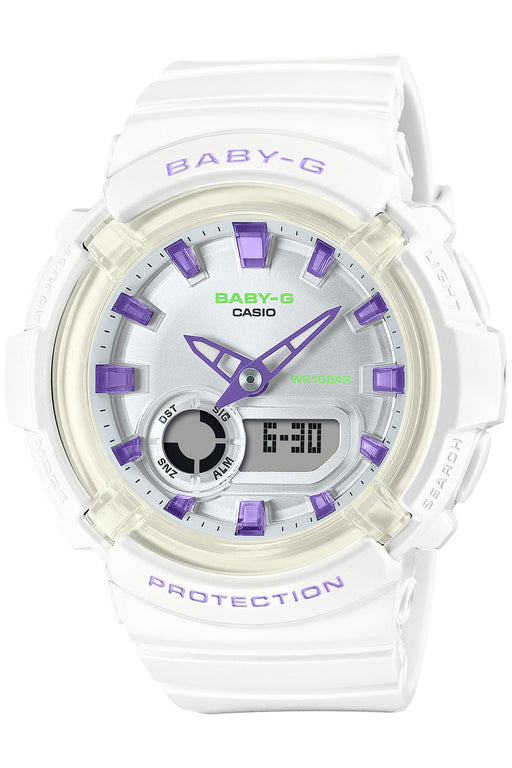 Casio Baby-G BGA-280DN-7AJF White Metallic Dial Women Watch Digital & Analog NEW_1