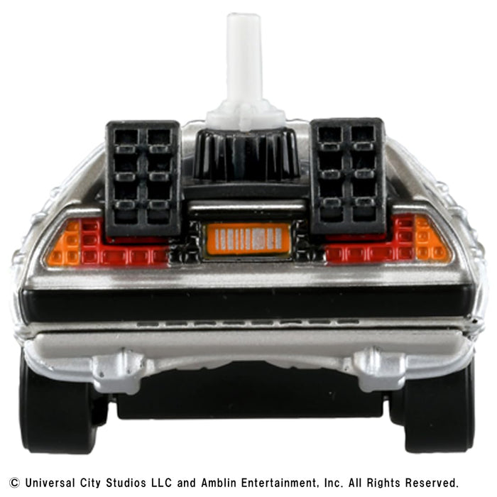 Tomica Premium Unlimited 02 Back to the Future ime Machine PART3 Silver NEW_4