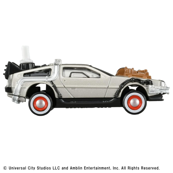 Tomica Premium Unlimited 02 Back to the Future ime Machine PART3 Silver NEW_5