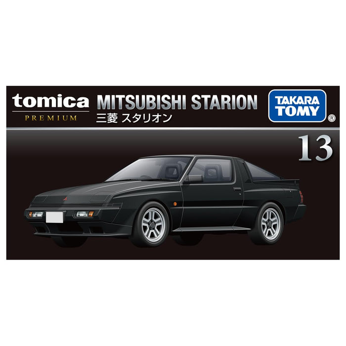 Takara Tomy Tomica Premium 13 Mitsubishi Starion Black Diecast Miniature Car NEW_5