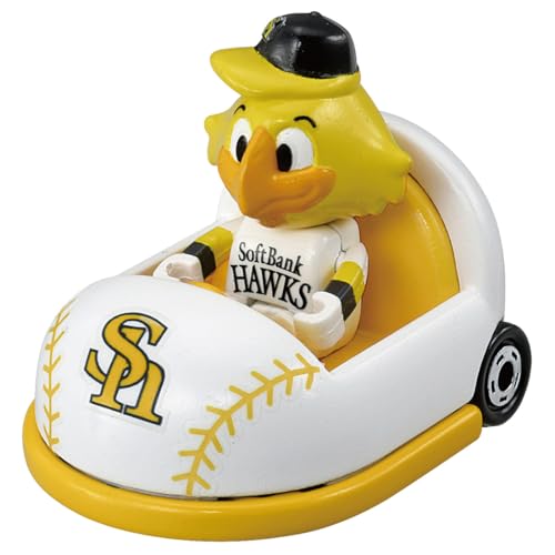 Takara Tomy Tomica Pro Baseball Tomica Fukuoka Softbank Halks Mascot Car NEW_1