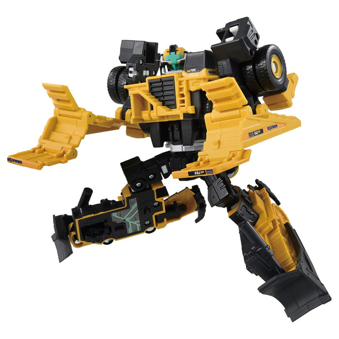 Takara Tomy Tomica Jobravor Grand Build Breaver Dump Truck & Bulldozer Figure_2