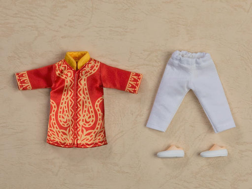 Nendoroid Doll Outfit Set: World Tour India Boy Red Sherwani, Pants, Shoes NEW_2