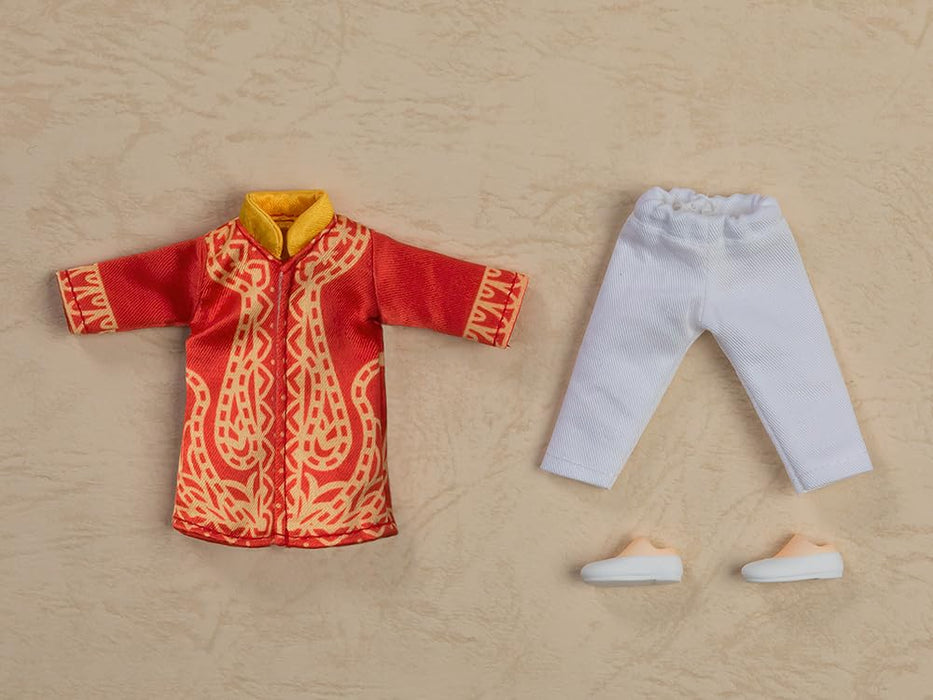Nendoroid Doll Outfit Set: World Tour India Boy Red Sherwani, Pants, Shoes NEW_2