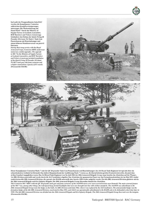 RAC Germany. Armoured vehicles of the Royal Corps in West Germany TG-F9039 NEW_2
