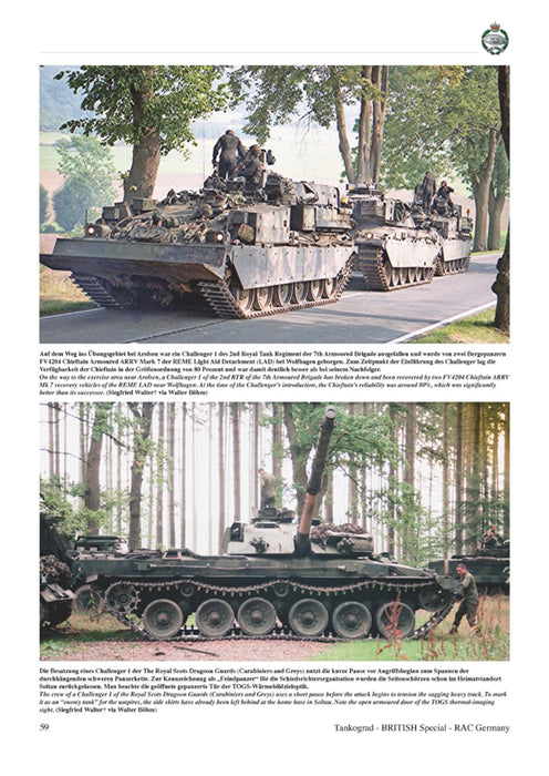 RAC Germany. Armoured vehicles of the Royal Corps in West Germany TG-F9039 NEW_5