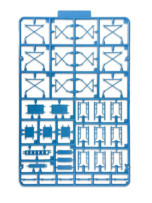 Plum Pop Another World Series 1/64-1/100 Ashiba Scaffold Blue Model Kit PP211_2