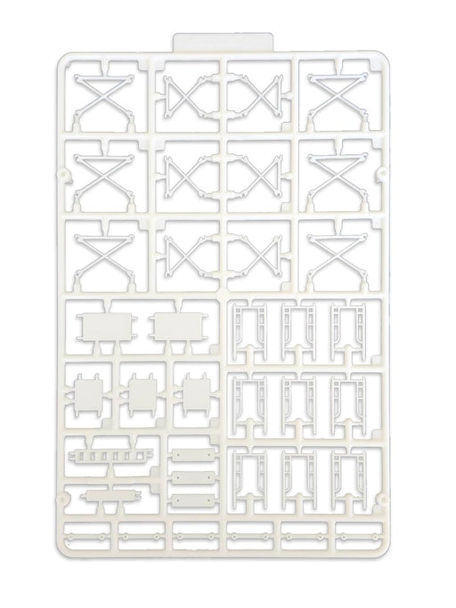 Plum Pop Another World Series 1/64-1/100 Ashiba Scaffold White Model Kit PP210_2