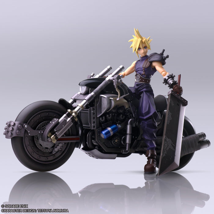 Square Enix Final Fantasy VII Bring Arts Cloud Strife & Hardy-Daytona Figure NEW_3