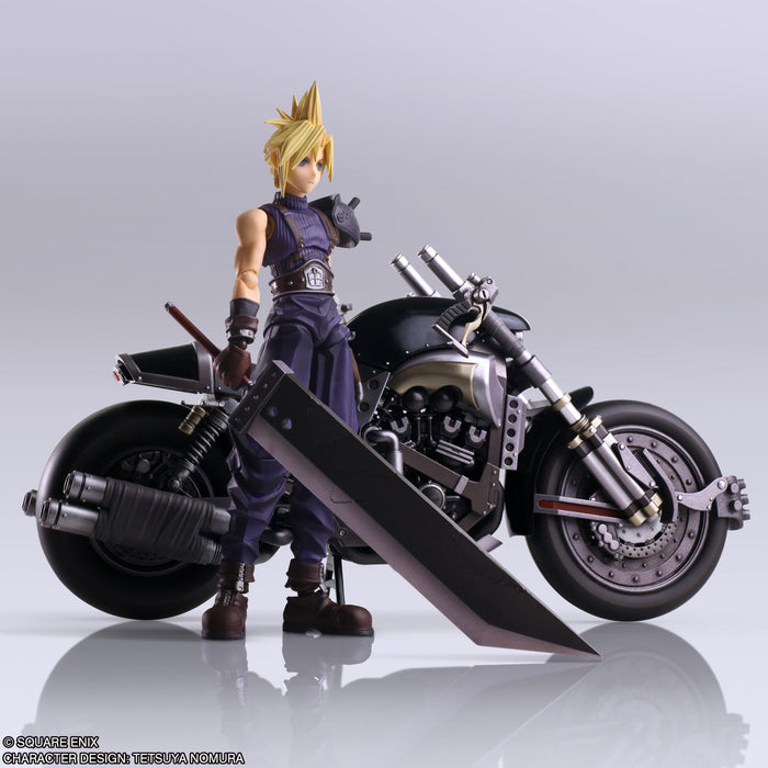 Square Enix Final Fantasy VII Bring Arts Cloud Strife & Hardy-Daytona Figure NEW_6