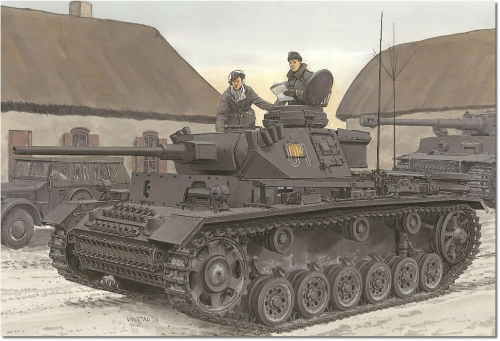 1/35 WW2 Germany Pz.Bef.Wg.III Ausf.K Luxury specification Model Kit DR6853SP_1