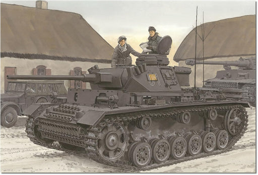 1/35 WW2 Germany Pz.Bef.Wg.III Ausf.K Luxury specification Model Kit DR6853SP_1