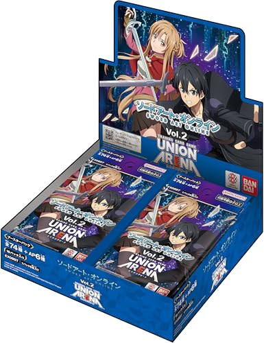 BANDAI UNION ARENA Booster Pack Sword Art Online Vol.2 EX08BT BOX 16 Packs NEW_1
