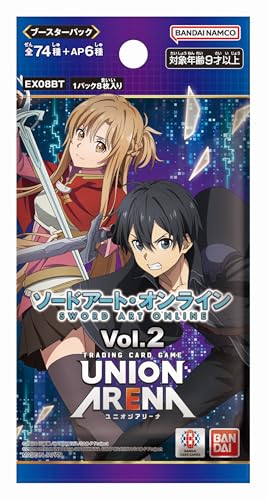 BANDAI UNION ARENA Booster Pack Sword Art Online Vol.2 EX08BT BOX 16 Packs NEW_2