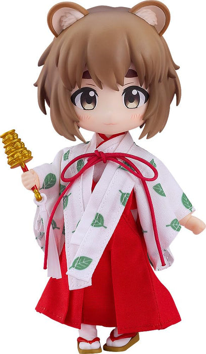 Nendoroid Doll Tanuki Miko: Yui Cloth & Magnet & Plastic Figure Shrine Maiden_1