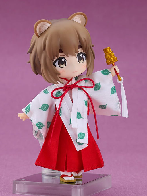 Nendoroid Doll Tanuki Miko: Yui Cloth & Magnet & Plastic Figure Shrine Maiden_2