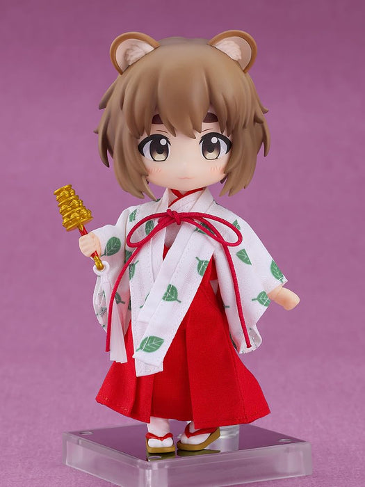 Nendoroid Doll Tanuki Miko: Yui Cloth & Magnet & Plastic Figure Shrine Maiden_5