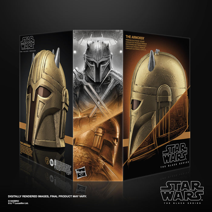 Star Wars Black Series The Mandalorian Armorer Premium Electronic Helmet G0704_2
