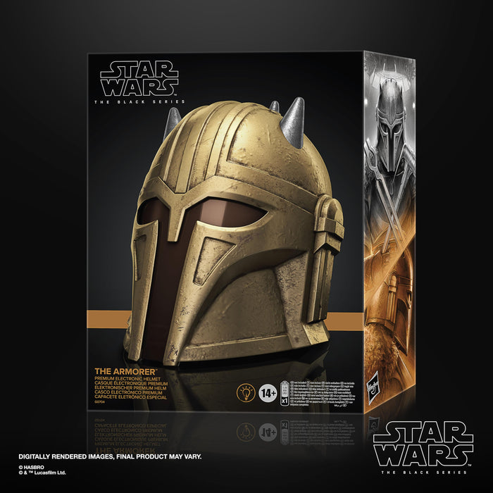 Star Wars Black Series The Mandalorian Armorer Premium Electronic Helmet G0704_8