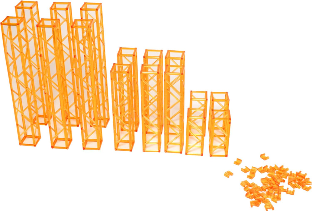 Plum Pla Accessory 01 Truss Clear Orange Ver. Model Kit MS086 Scene Accessory_1