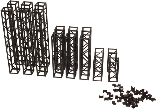 Plum Pla Accessory 01 Truss Black Ver. Plastic Model Kit MS085 Scene Accessory_1