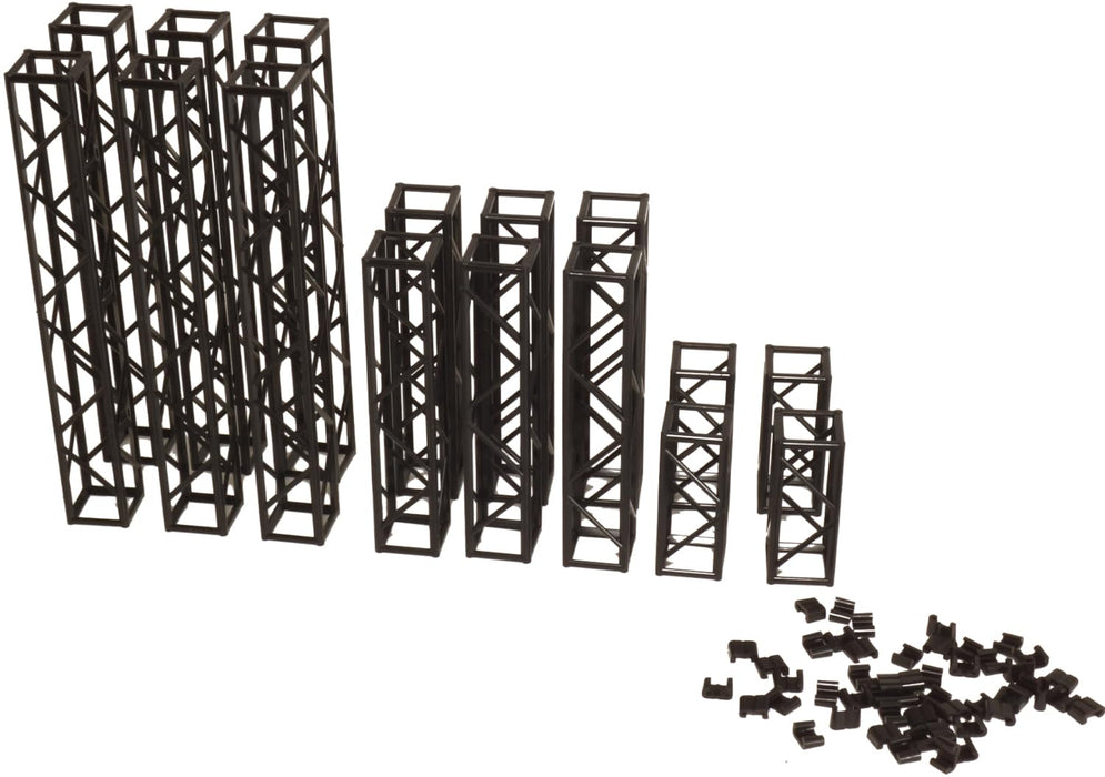 Plum Pla Accessory 01 Truss Black Ver. Plastic Model Kit MS085 Scene Accessory_1