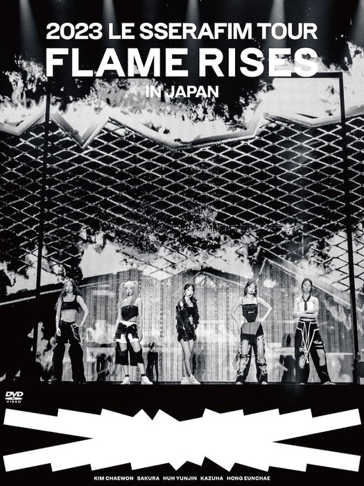 [DVD] 2023 LE SSERAFIM TOUR FLAME RISES IN JAPAN Limited Edition TYBT-19046 NEW_1