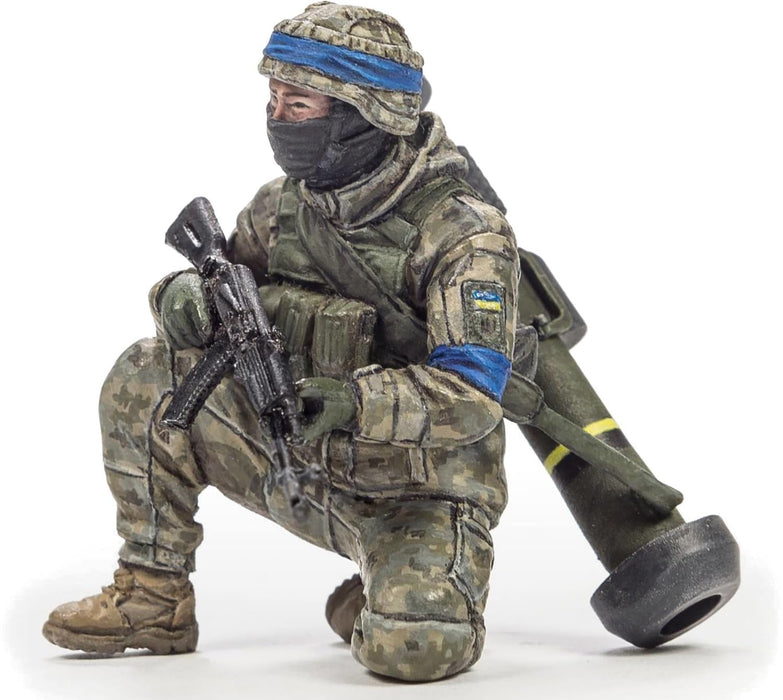 Hobby Fan 1/35 Ukrainian Tank Hunter FGM-148 Javelin Squad 3 figures Kit HF771_7