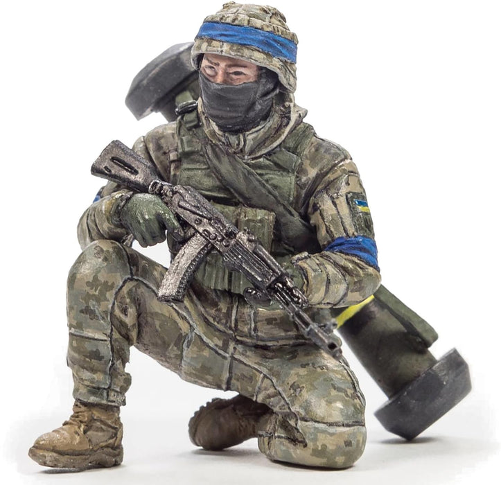 Hobby Fan 1/35 Ukrainian Tank Hunter FGM-148 Javelin Squad 3 figures Kit HF771_8