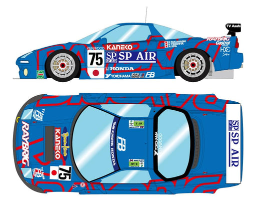 Make Up 1/43 Honda NSX GT2 Team Kunimitsu Le mans 1996 No.75 Resin Miniature Car_1