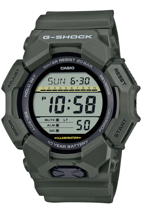CASIO G-SHOCK GD-010-3JF Green Big Case Carbon Case Digital Men Watch Day/Date_1