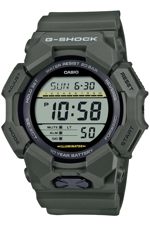 CASIO G-SHOCK GD-010-3JF Green Big Case Carbon Case Digital Men Watch Day/Date_1