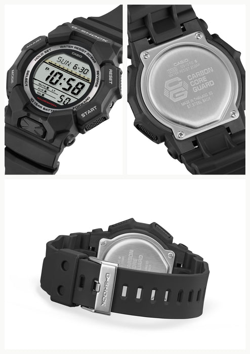 CASIO G-SHOCK GD-010-1JF Black Big Case Carbon Case Men's Watch Day/Date NEW_2