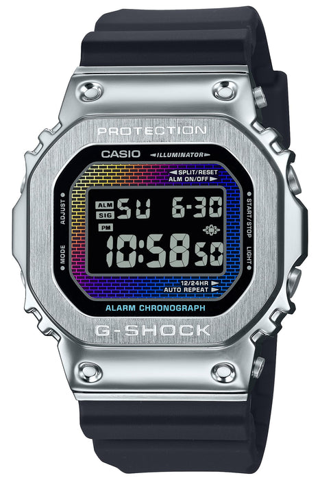 Casio G-SHOCK GM-5600RW-1JF Rainbow Brick Wall Metal Case Digital Men Watch NEW_1