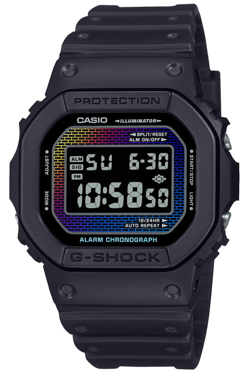 CASIO G-SHOCK DW-5600RW-1JF Rainbow Brick Wall Series Digital Men Watch NEW_1