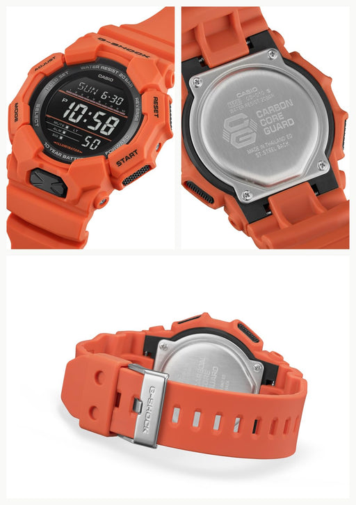 CASIO G-SHOCK GD-010-4JF Orange Big Case Carbon Case Digital Men Watch Day/Date_2