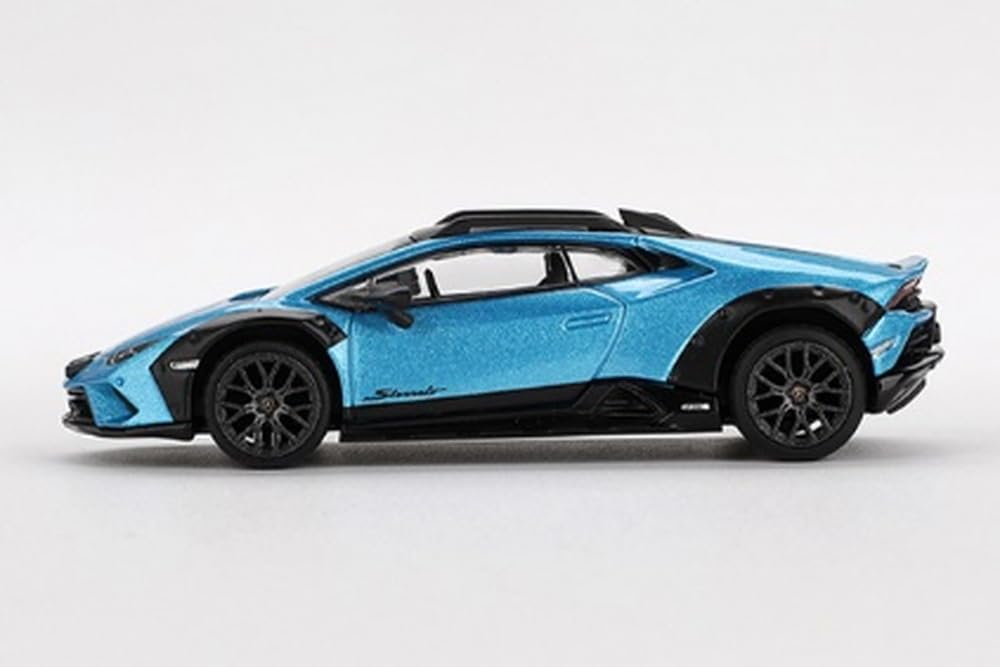 MINI GT 1/64 Lamborghini Huracan Stellato Blu Aegir Blue RHD Diecast MGT00807-R_3