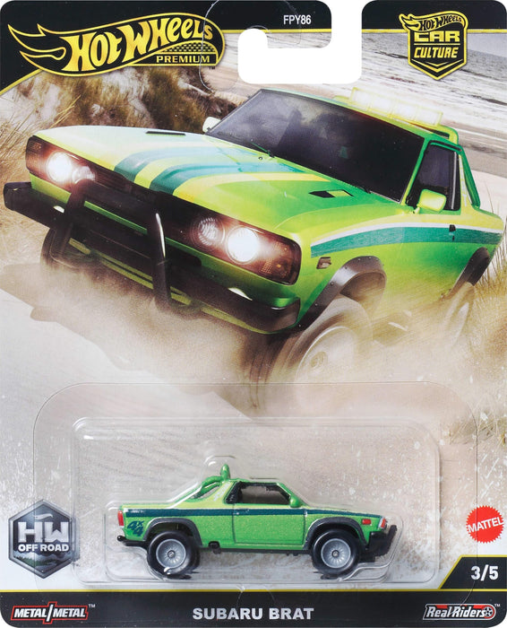 Mattel Hot Wheels Car Culture Off-road Subaru Brat Diecast Miniature Car JBK72_6