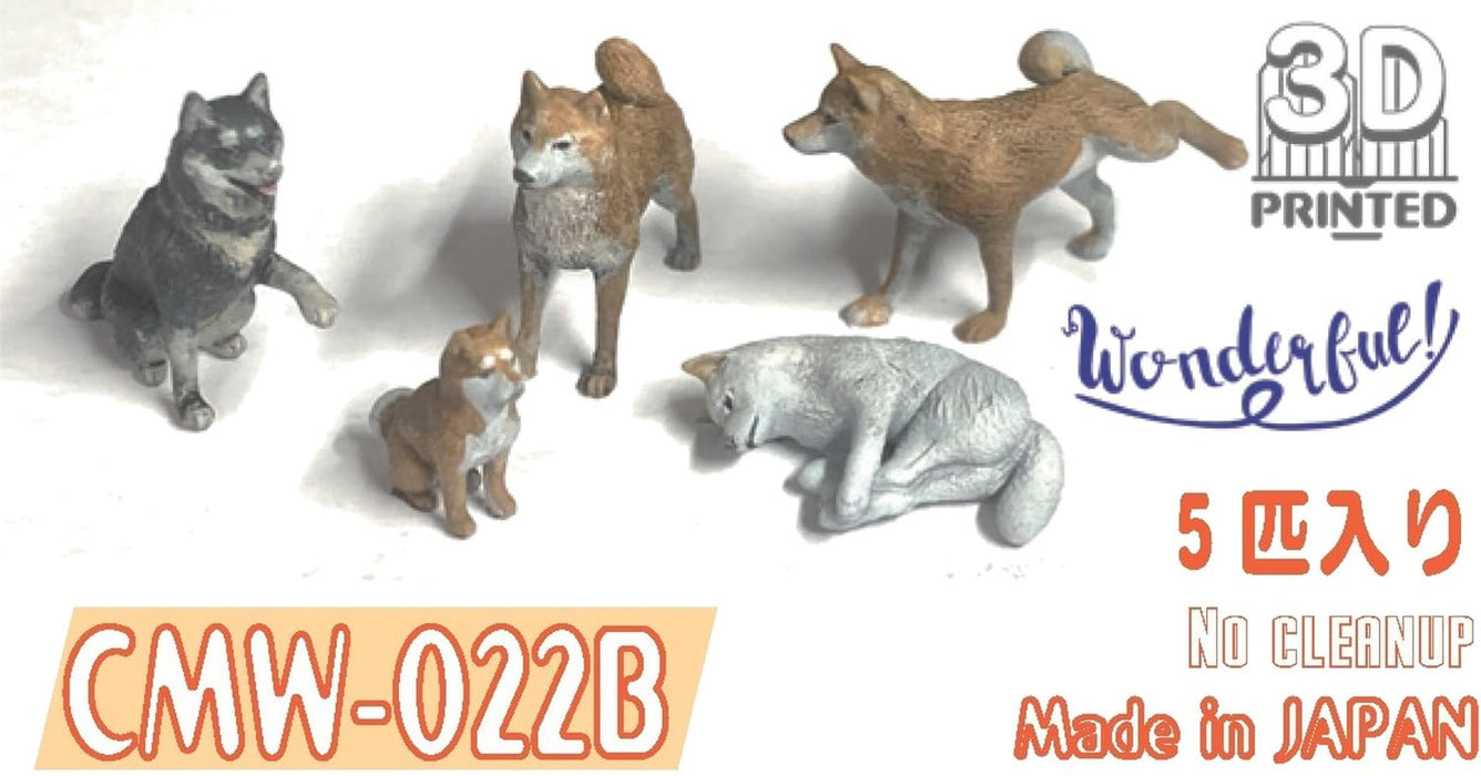 Chino Model 1/35 scale Wonderful Series Shibainu Set B Resin Kit CMW-022B NEW_3