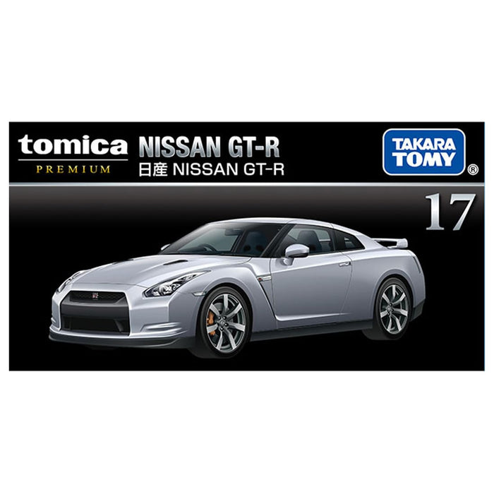 Takara Tomy Tomica Premium 17 Nissan GT-R Silver Diecast Miniature Car 6+ NEW_4
