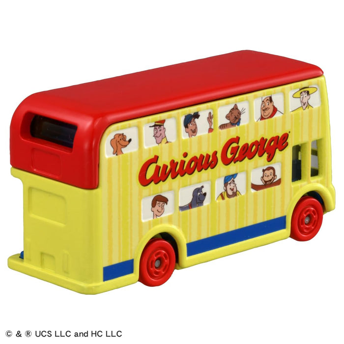 Takara Tomy Dream Tomica SP Curious George Friend Bus Diecast Miniature Car NEW_3