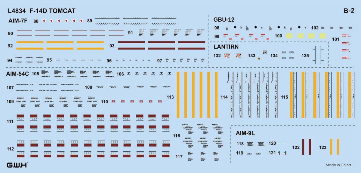 Great Wall Hobby 1/48 US Navy F-14D Tomcat L397mm Plastic Model Kit L4834 NEW_5