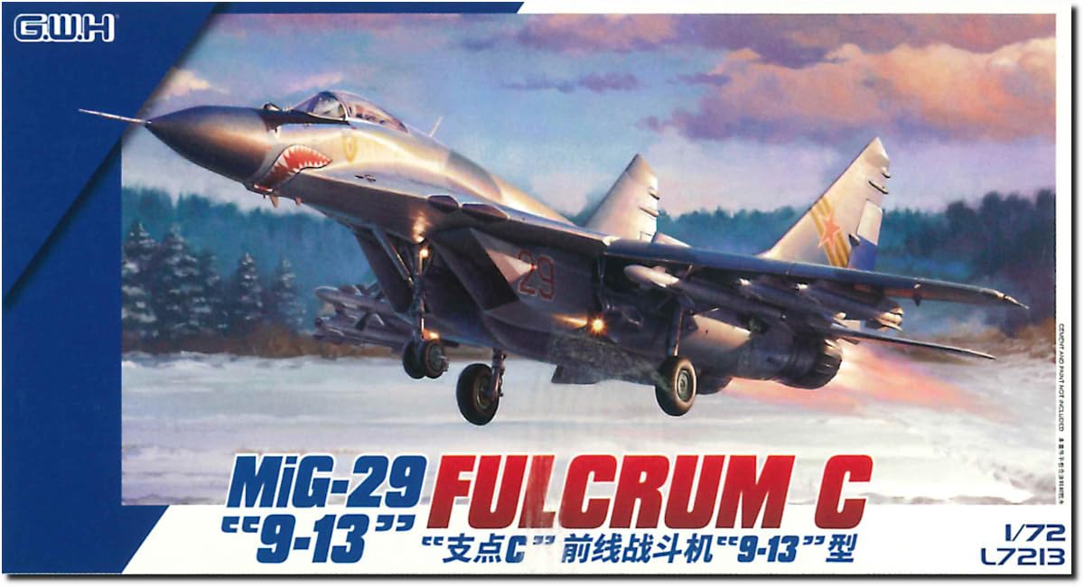 Great Wall Hobby 1/72 MiG-29 9.13 Fulcrum C Plastic Model Kit L7213 Air Craft_1